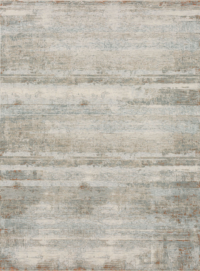 Karastan Solitude Silk Road Cream Dark Grey Area Rug main image