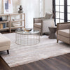 Karastan Solitude Silk Road Cream Dark Grey Area Rug Corner Image