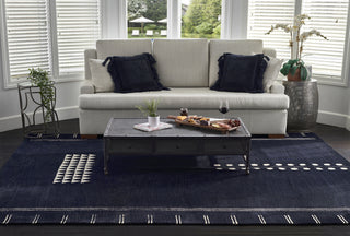 Momeni Simba SIM-5 Navy Area Rug Lifestyle Image