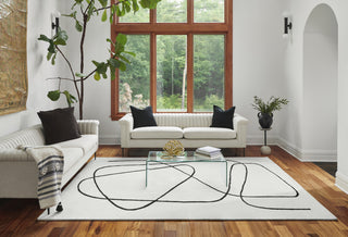 Momeni Simba SIM-8 Ivory Area Rug Lifestyle Image Feature