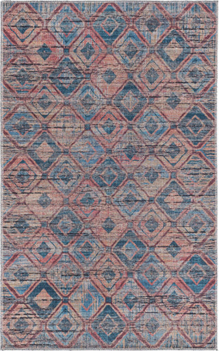 Unique Loom Sisu T-SISU1 Peach and Blue Area Rug main image