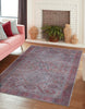 Unique Loom Sisu T-SISU4 Rust Red and Beige Area Rug Rectangle Lifestyle Image