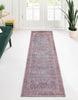 Unique Loom Sisu T-SISU4 Rust Red and Beige Area Rug Runner Lifestyle Image