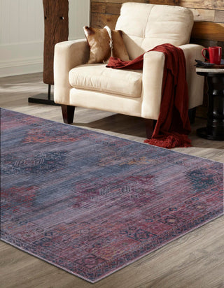 Unique Loom Sisu T-SISU6 Antique Blue Area Rug Rectangle Lifestyle Image