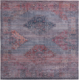 Unique Loom Sisu T-SISU6 Antique Blue Area Rug Square Top-down Image