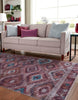 Unique Loom Sisu T-SISU7 Terracotta Area Rug Rectangle Lifestyle Image