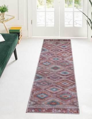 Unique Loom Sisu T-SISU7 Terracotta Area Rug Runner Lifestyle Image