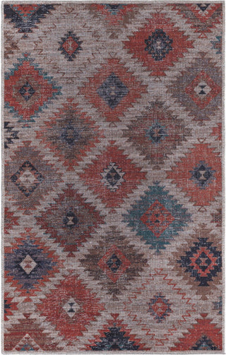 Unique Loom Sisu T-SISU8 Rust Red and Beige Area Rug main image