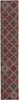 Unique Loom Sisu T-SISU8 Rust Red and Beige Area Rug Runner Top-down Image