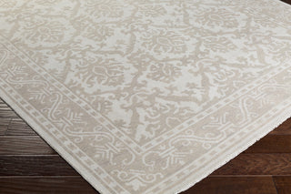 Surya Sivas SIV-1503 Ivory Hand Knotted Area Rug Corner Shot