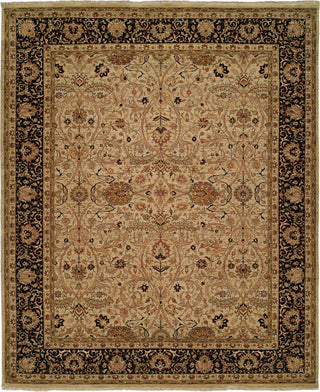 Kalaty Shajahan SJ-470 Ivory/Black Area Rug main image