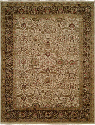 Kalaty Shajahan SJ-472 Ivory/Brown Area Rug main image