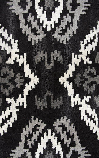Rizzy Suffolk SK252A Black Area Rug Detail Shot