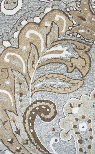 Rizzy Suffolk SK325A Gray Area Rug Detail Shot