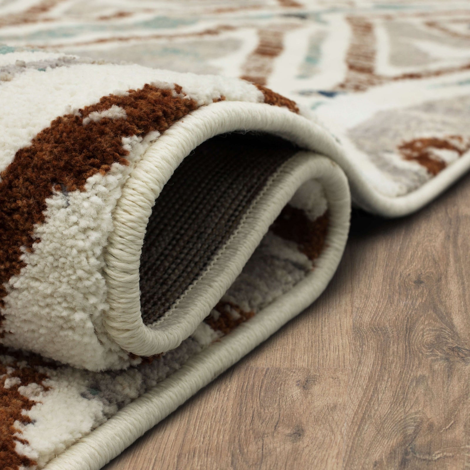 Karastan Epiphany Sketched Diamond Robin's Egg Blue Area Rug ...