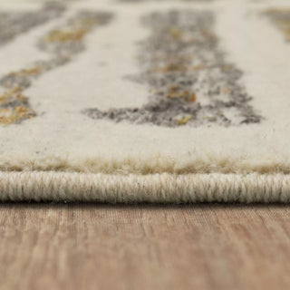 Karastan Omni Skye Gold Area Rug Edge Close Up 