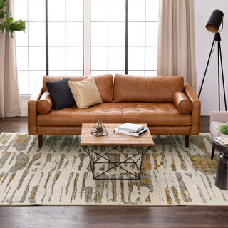 Karastan Omni Skye Gold Area Rug Room Scene Featured 