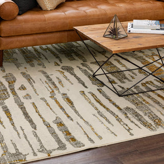 Karastan Omni Skye Gold Area Rug Lifestyle Image Feature