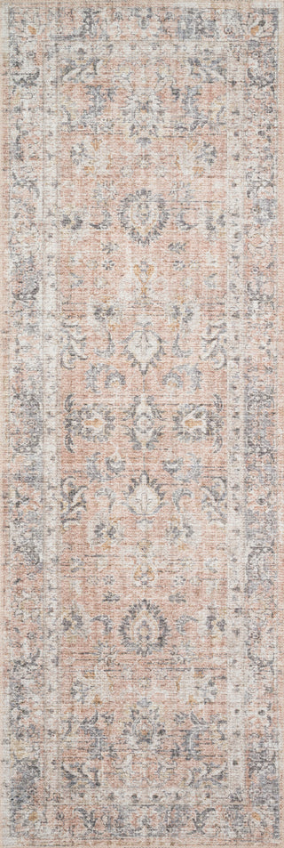 Loloi II Skye SKY-01 Blush/Grey Area Rug 2'6''x7'6''Runner 