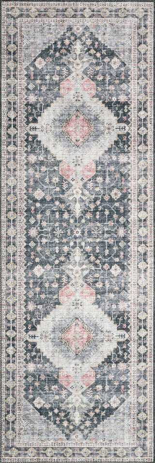 Loloi II Skye SKY-02 Charcoal/Multi Area Rug 2'6''x7'6''Runner 