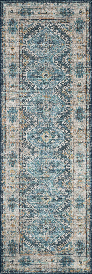 Loloi II Skye SKY-03 Denim/Natural Area Rug 2'6''x7'6'' Runner 