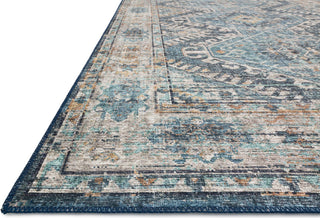 Loloi II Skye SKY-03 Denim/Natural Area Rug Corner Image