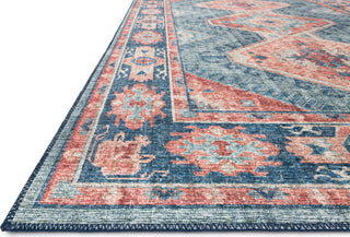 Loloi II Skye SKY-03 Turquoise/Terracotta Area Rug Corner 