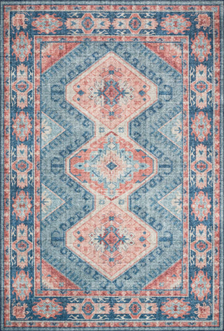 Loloi II Skye SKY-03 Turquoise/Terracotta Area Rug Main Image