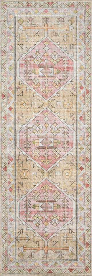 Loloi II Skye SKY-04 Gold/Blush Area Rug 2'6''x7'6'' Runner Image