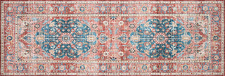 Loloi II Skye SKY-05 Brick/Ocean Area Rug Lifestyle Image