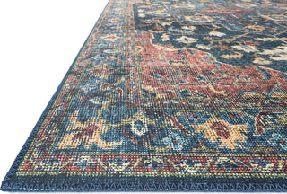 Loloi II Skye SKY-08 Denim/Brick Area Rug Corner  Image