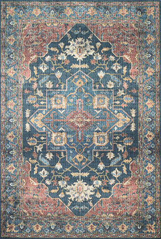 Loloi II Skye SKY-08 Denim/Brick Area Rug Main Image