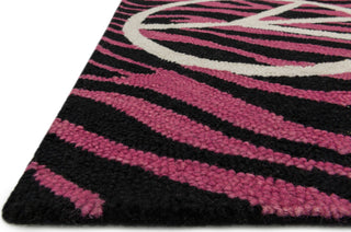 Loloi Skylar HSK02 Pink / Ivory Area Rug Corner Shot