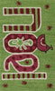 Loloi Skylar HSK17 Green / Red Area Rug main image
