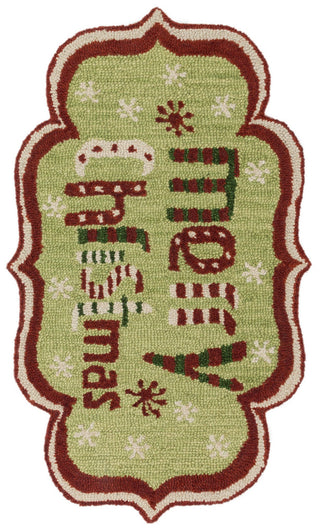 Loloi Skylar HSK19 Green / Red Area Rug main image