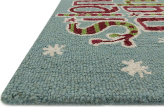 Loloi Skylar HSK19 Spa / Red Area Rug Corner Shot