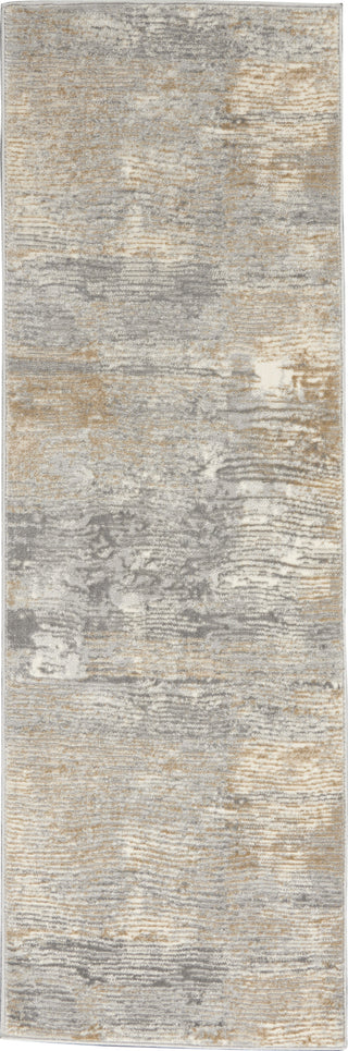 Solace SLA01 Grey/Beige Area Rug by Nourison