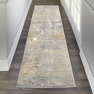 Solace SLA01 Grey/Beige Area Rug by Nourison