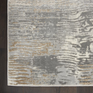 Solace SLA01 Grey/Beige Area Rug by Nourison