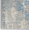 Solace SLA02 Ivory/Grey/Blue Area Rug by Nourison