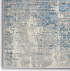 Solace SLA02 Ivory/Grey/Blue Area Rug by Nourison