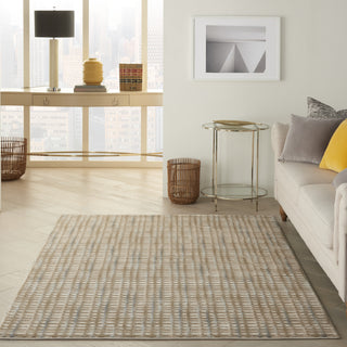 Nourison Solace SLA04 Beige/Blue Area Rug