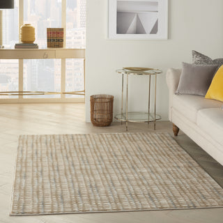 Nourison Solace SLA04 Beige/Blue Area Rug