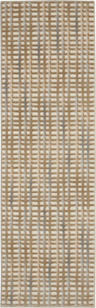 Nourison Solace SLA04 Beige/Blue Area Rug