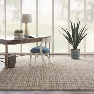 Nourison Solace SLA04 Beige/Blue Area Rug