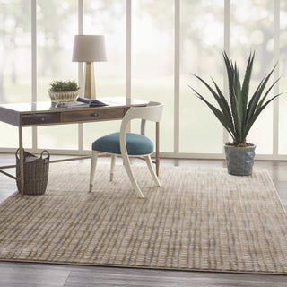 Nourison Solace SLA04 Beige/Blue Area Rug