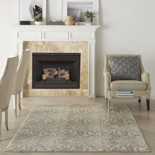 Nourison Solace SLA06 Ivory Beige Area Rug