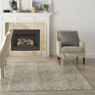 Nourison Solace SLA06 Ivory Beige Area Rug