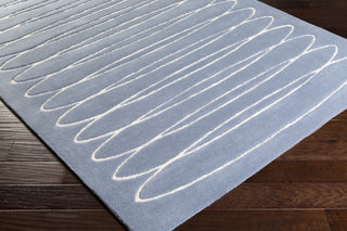 Surya Solid Bold SLB-6801 Denim Area Rug by Bobby Berk Corner Shot