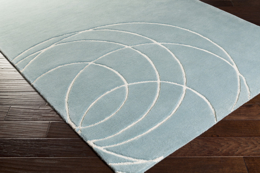 Surya Solid Bold SLB-6817 Area Rug by Bobby Berk Corner Shot Feature